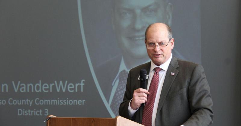 Stan Vanderwerf at a community event