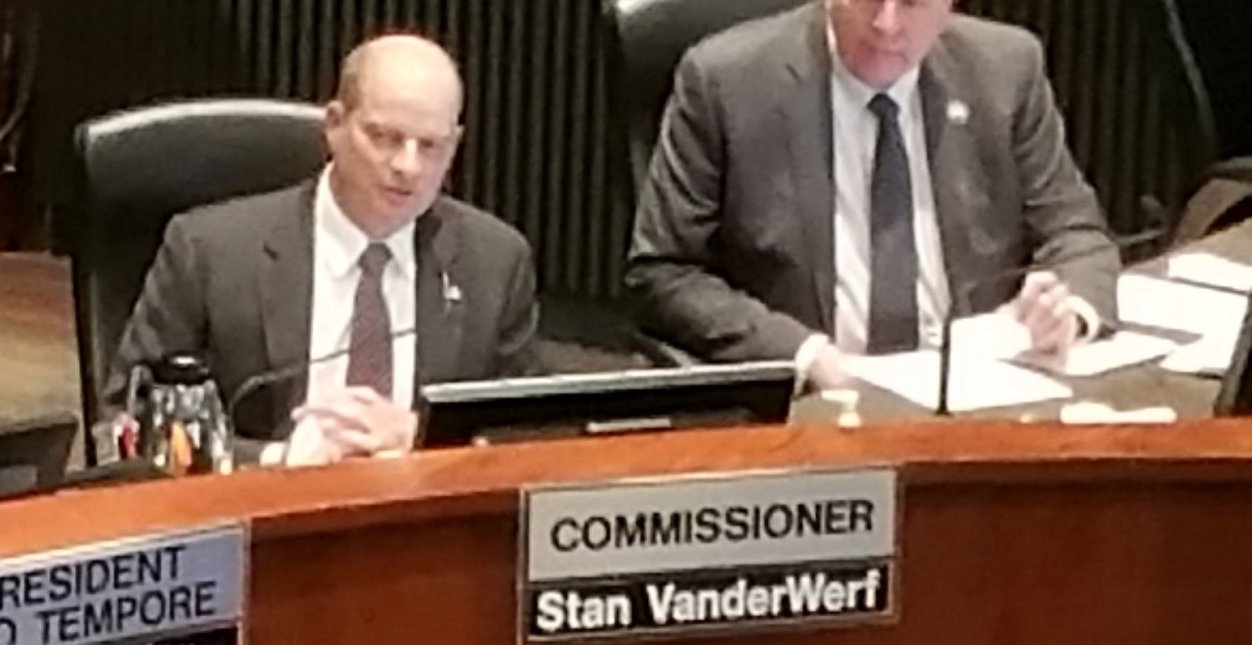 Stan Vanderwerf at a community event